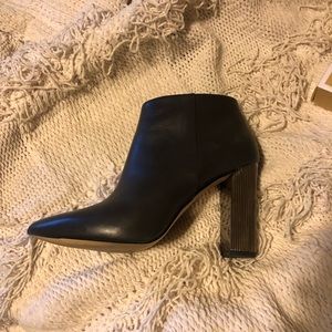 Michael Kors Black and Silver Booties